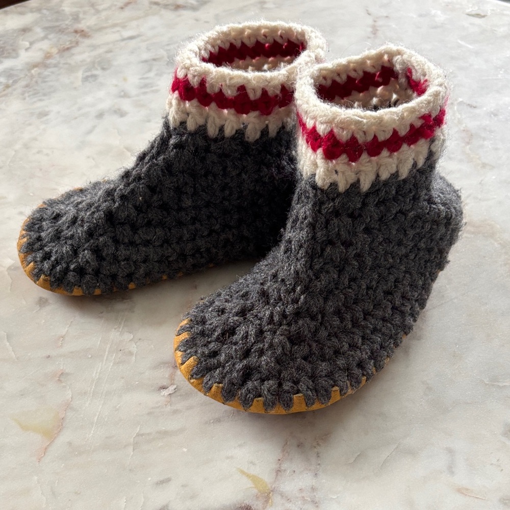 Age 6-8 Crochet Booties